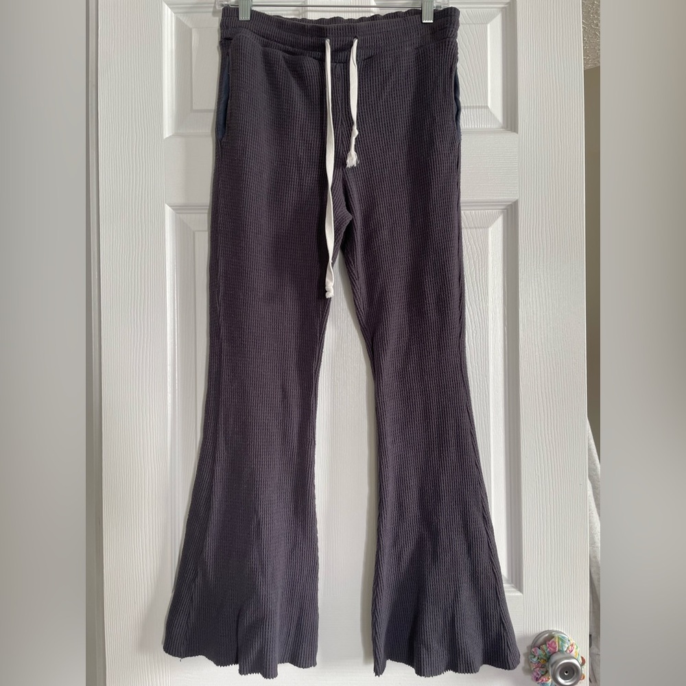 Fleece Waffle Bootcut Pant